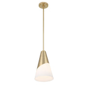 Tori 1 Light 9" Pendant in Vibrant Gold