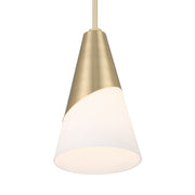 Tori 1 Light 9" Pendant in Vibrant Gold