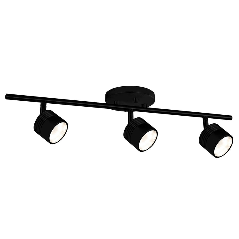 Lyra 22" Semi-Flush Mount in Black