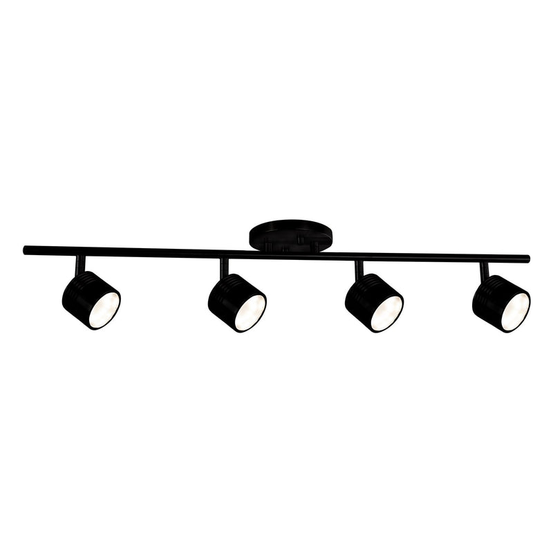 Lyra 30" Semi-Flush Mount in Black