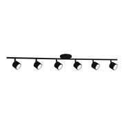 Lyra 43" Semi-Flush Mount in Black