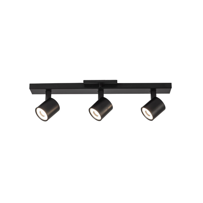 Arnold 20" 3-Head Track Light in Black