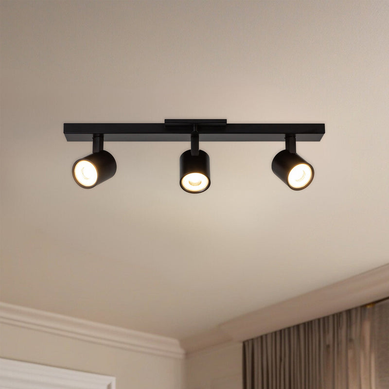 Arnold 20" 3-Head Track Light in Black