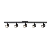 Arnold 35" 5-Head Track Light in Black