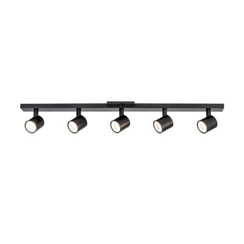 Arnold 35" 5-Head Track Light in Black