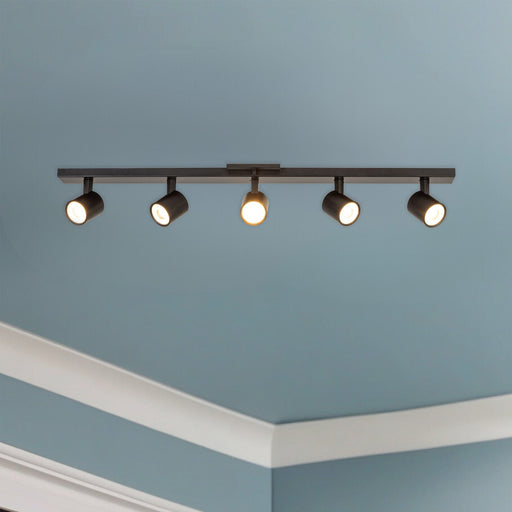 Arnold 35" 5-Head Track Light in Black