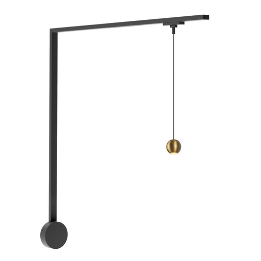 Faria 1-Head Trilo Track LED Wall Kit in Brushed Gold - 3000K