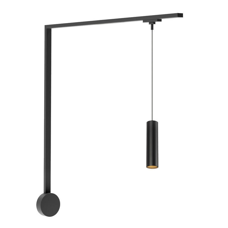Remuda 1-Head Trilo Track LED Wall Kit in Black - 3000K