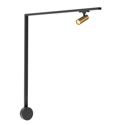 Paolo 1-Head Trilo Track LED Wall Kit in Brushed Gold - 3000K