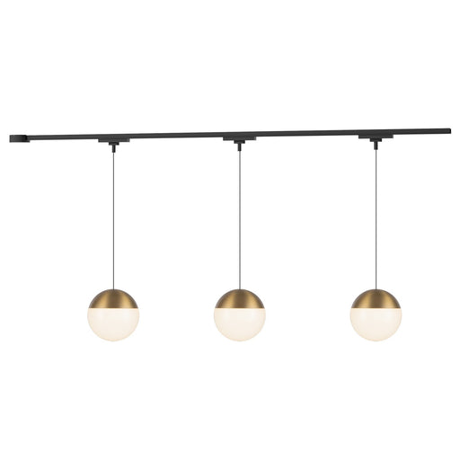 Monae 38" 3-Head Trilo Track LED Ceiling Kit in Brushed Gold - 3000K