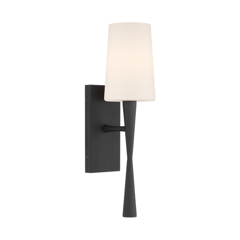 Trenton 1 Light 5" Sconce in Black Forged