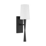 Trenton 1 Light 5" Sconce in Black Forged