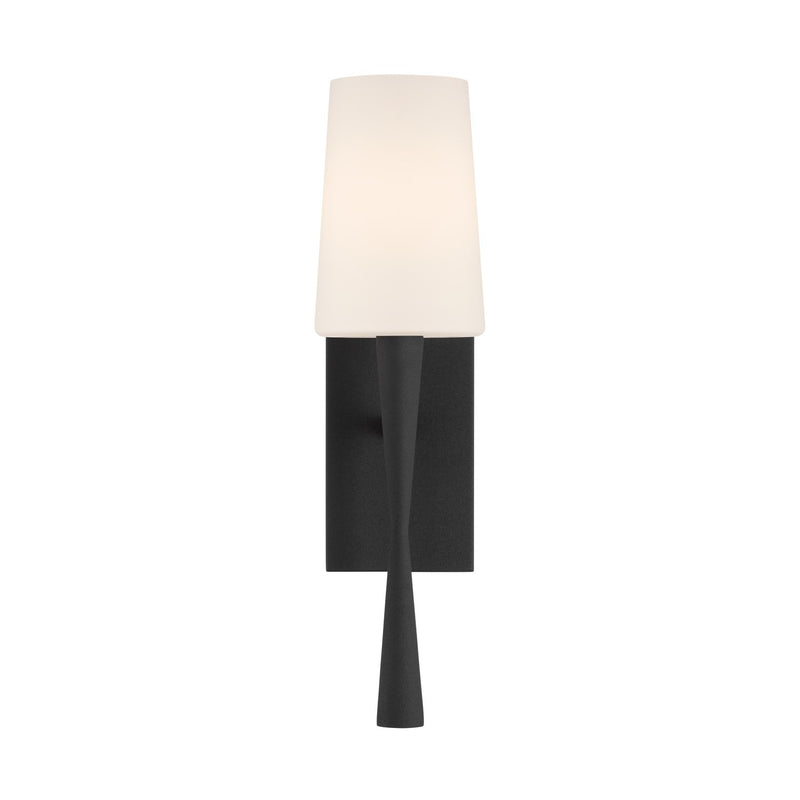 Trenton 1 Light 5" Sconce in Black Forged
