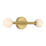 Terrell 2 Light 17.75" LED Bathroom Vanity in Luxe Gold