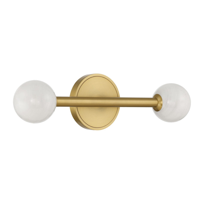 Terrell 2 Light 17.75" LED Bathroom Vanity in Luxe Gold