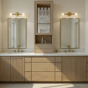 Terrell 2 Light 17.75" LED Bathroom Vanity in Luxe Gold in a room setting