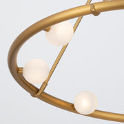 Terrell 8 Light 29.5" LED Chandelier in Luxe Gold