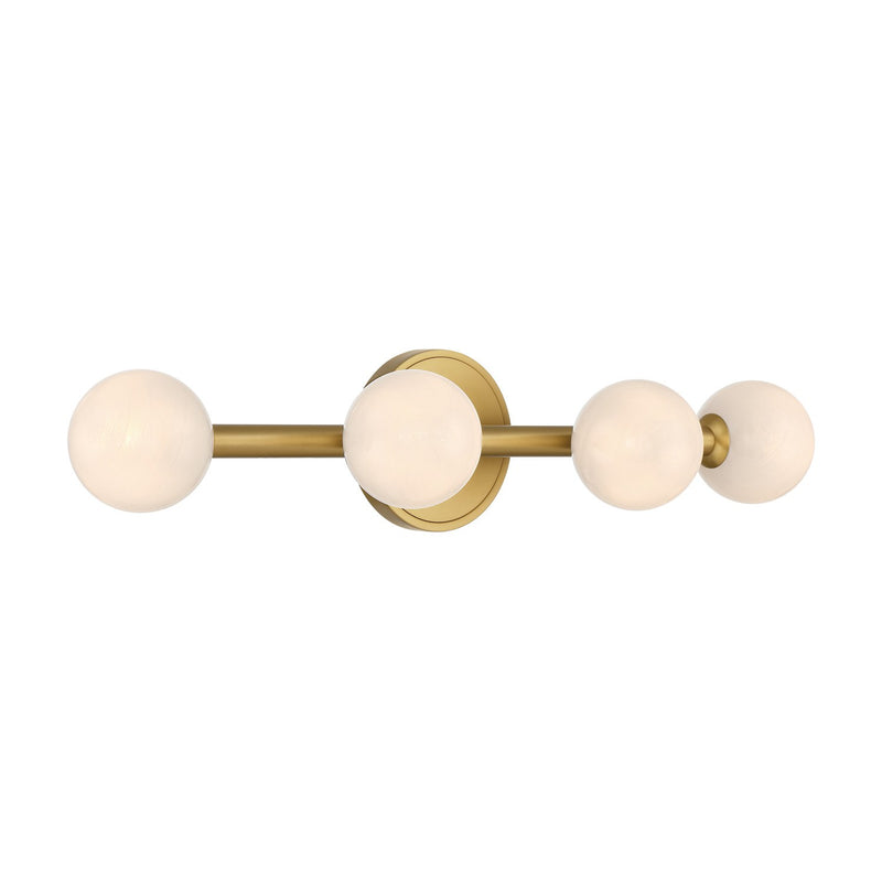 Terrell 4 Light 24" LED Bathroom Vanity in Luxe Gold