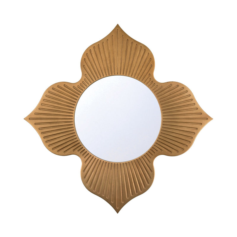 Tullos 48" Mirror in Burnished Brass