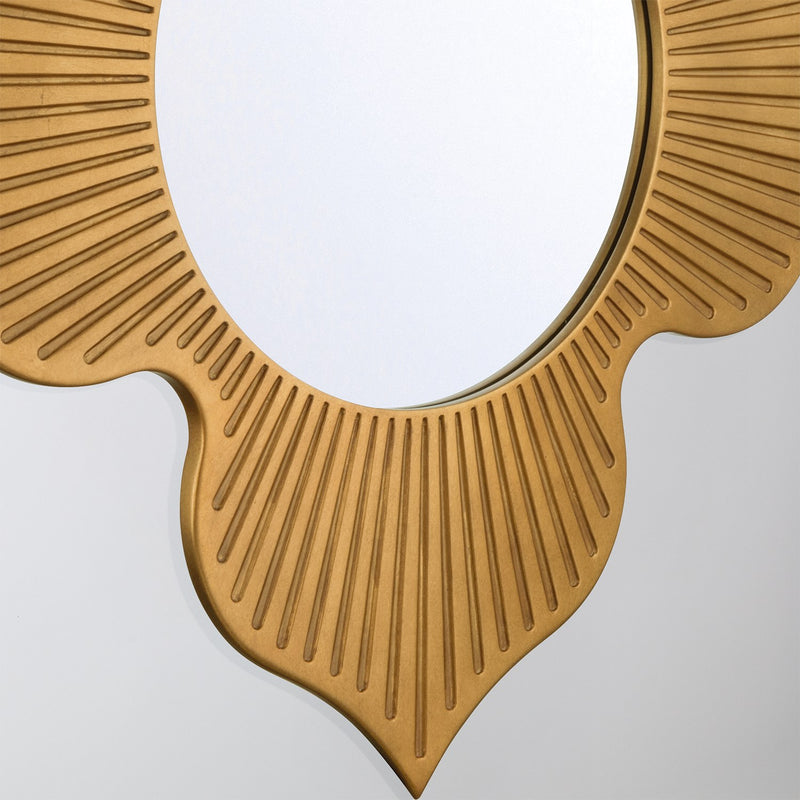 Tullos 48" Mirror in Burnished Brass