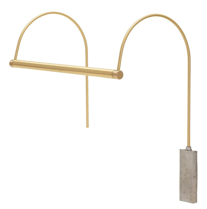 Ultra Slim-Line 15" LED Plug-In Picture Light in Satin Brass