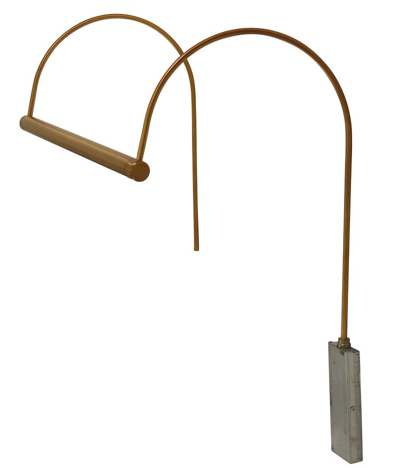 Ultra Slim-Line 15" LED Plug-In Picture Light in Weathered Brass