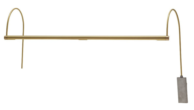 Ultra Slim-Line 28" LED Plug-In Picture Light in Satin Brass