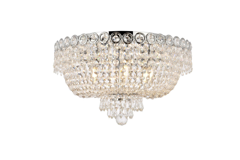 Century 18" 6-Light Flush Mount in Chrome