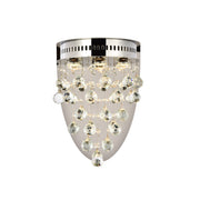Galaxy 3-Light Wall Sconce in Chrome