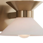 Ringsted 2-Light 14.13" Vanity Light in Brushed Brass
