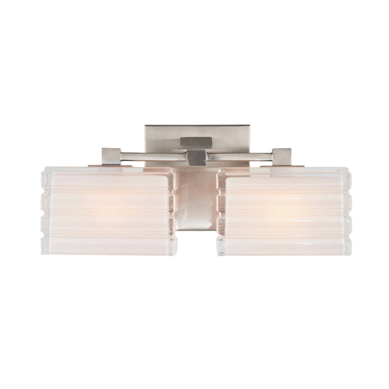 Sardinia 2-Light 17.5" Vanity Light in Brushed Nickel