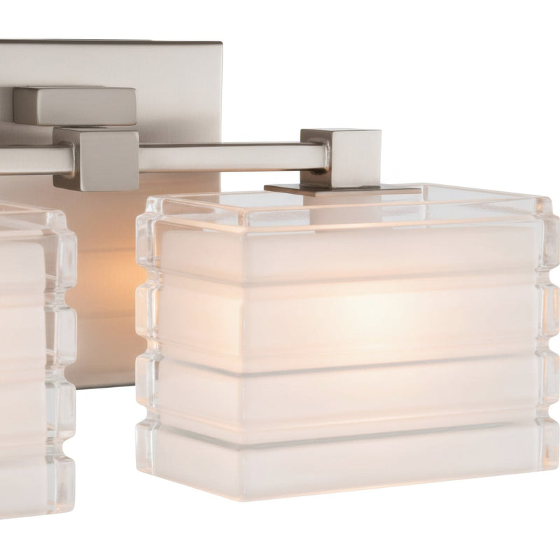 Sardinia 2-Light 17.5" Vanity Light in Brushed Nickel