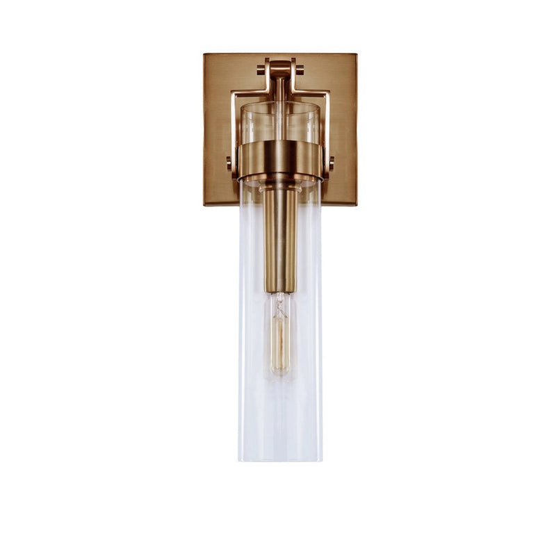 Foxwich 13.6" Wall Sconce in Brushed Brass