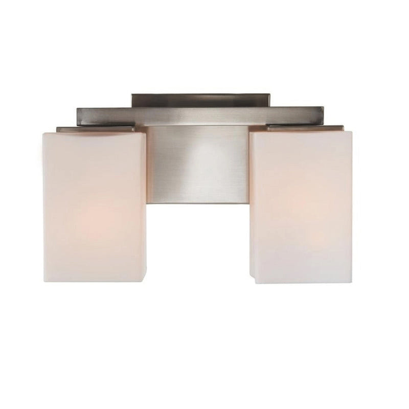 Capri 2-Light 12.4" Vanity Light in Brushed Nickel
