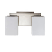 Capri 2-Light 12.4" Vanity Light in Brushed Nickel