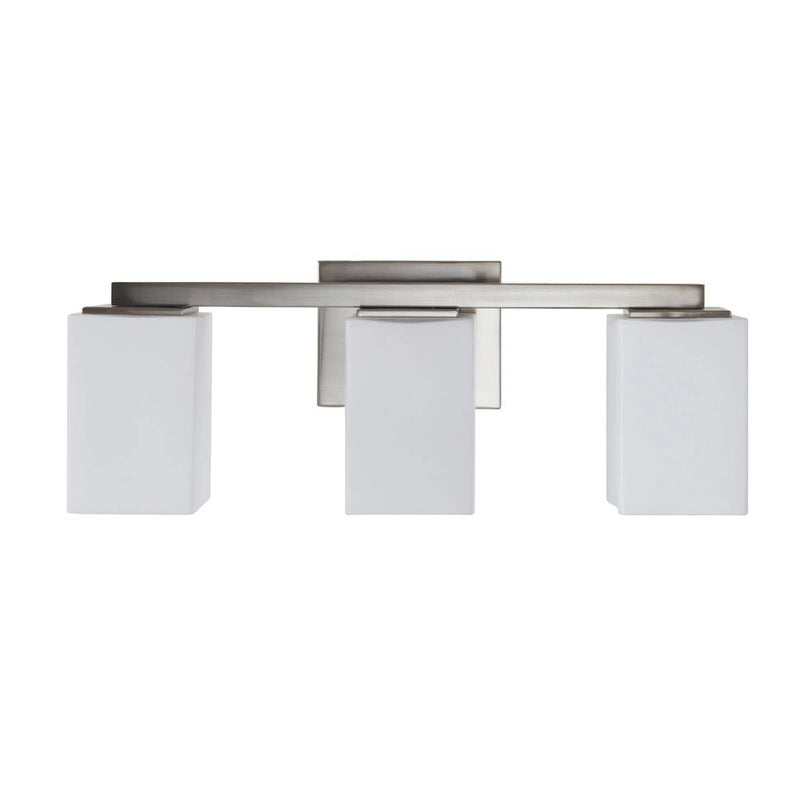 Capri 3-Light 21" Vanity Light in Brushed Nickel