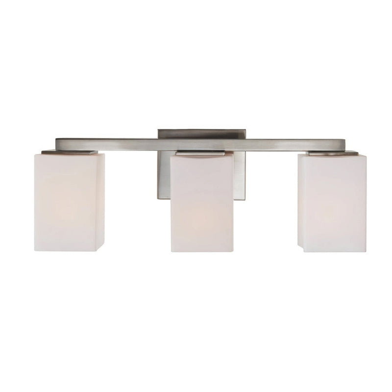 Capri 3-Light 21" Vanity Light in Brushed Nickel