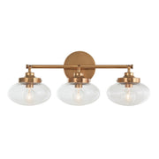 Harrow 3-Light 20" Vanity Light in Aged Brass
