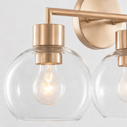Cortona 3-Light 22" Vanity Light in Brushed Brass
