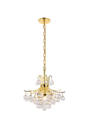 Toureg 16" 6-Light Chandelier in Gold