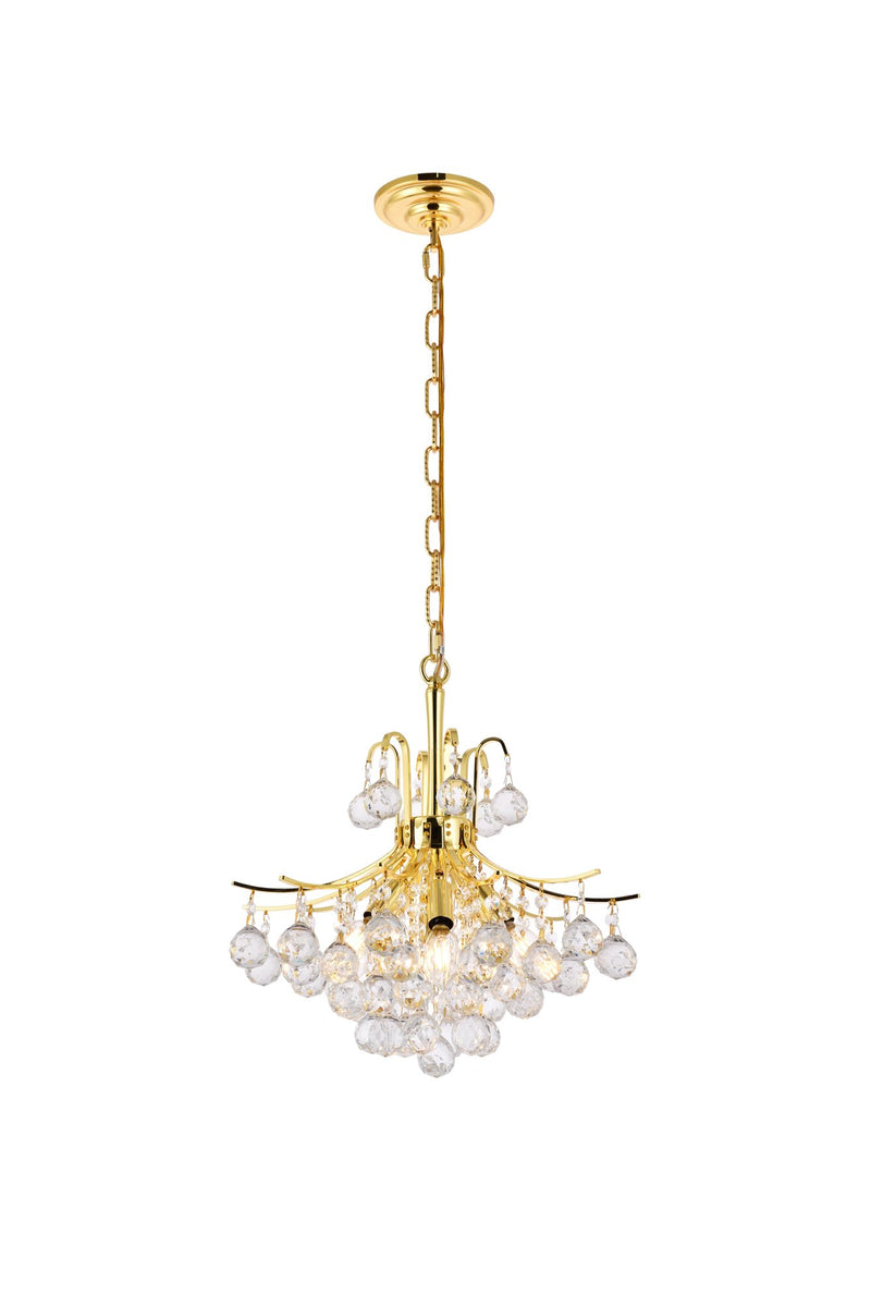 Toureg 16" 6-Light Chandelier in Gold