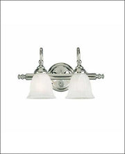 Brunswick 2-Light Bath Vanity Light in Chrome