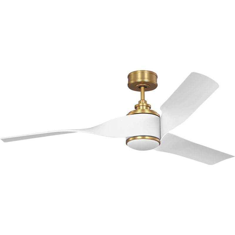 Touro Smart 60" LED Ceiling Fan in Burnished Brass