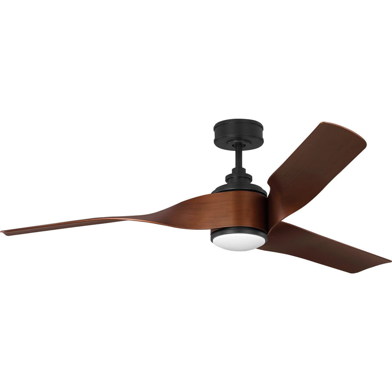 Touro Smart 60" LED Ceiling Fan in Midnight Black