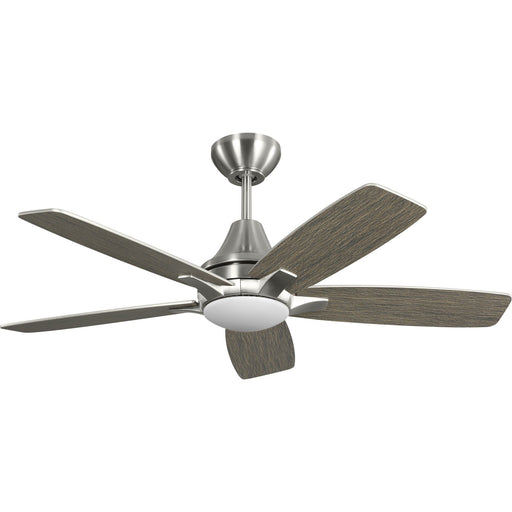 Lowden 44" LED Ceiling Fan in Brushed Steel