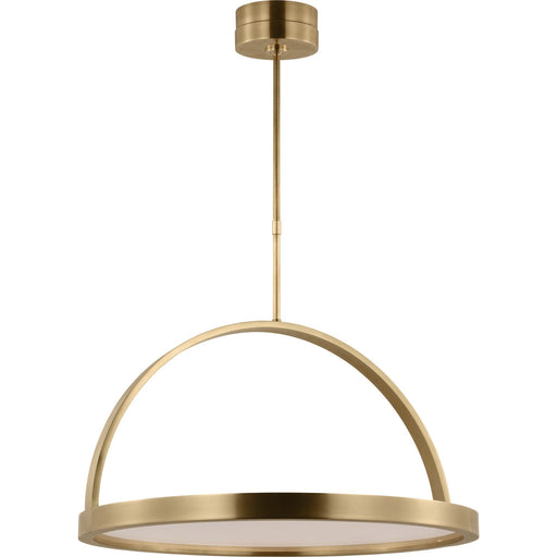 Cerne Medium 26" Pendant in Natural Brass