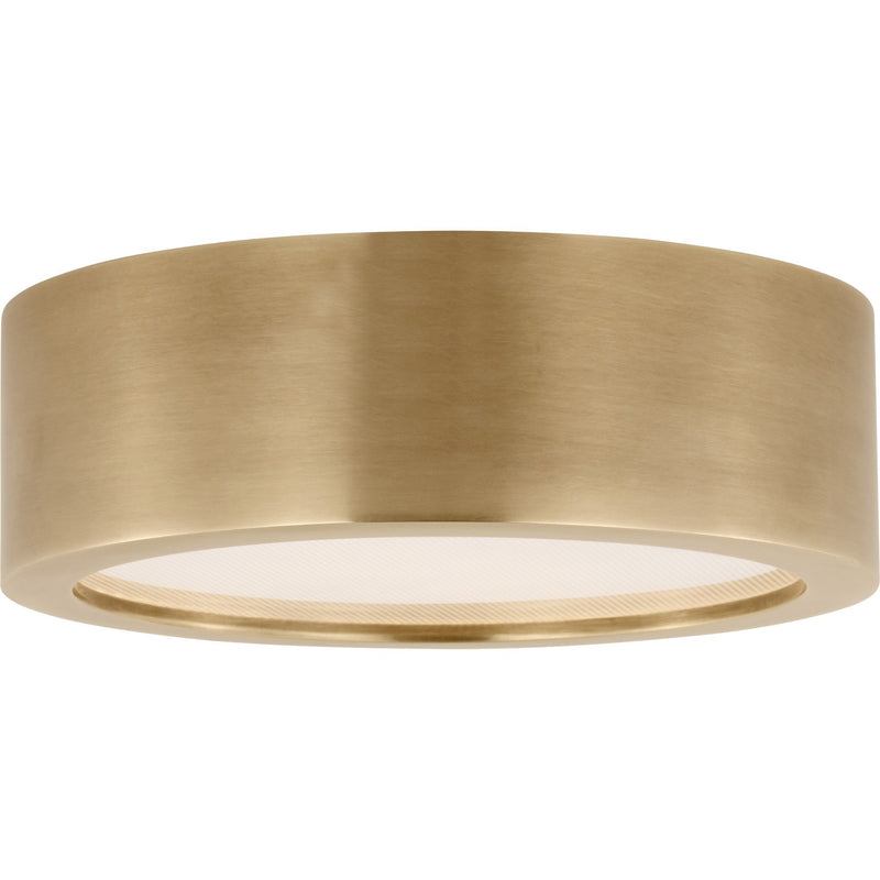 Cerne Mini Flush Mount in Natural Brass