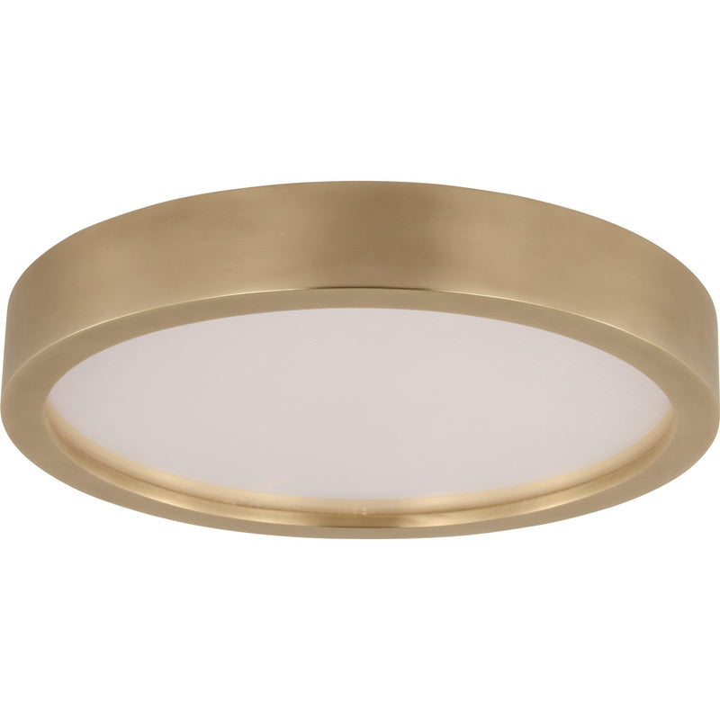 Cerne Medium Flush Mount in Natural Brass