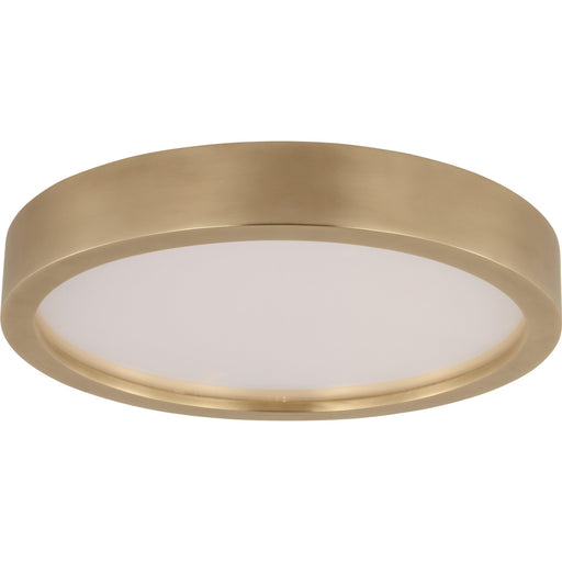 Cerne Medium Flush Mount in Natural Brass