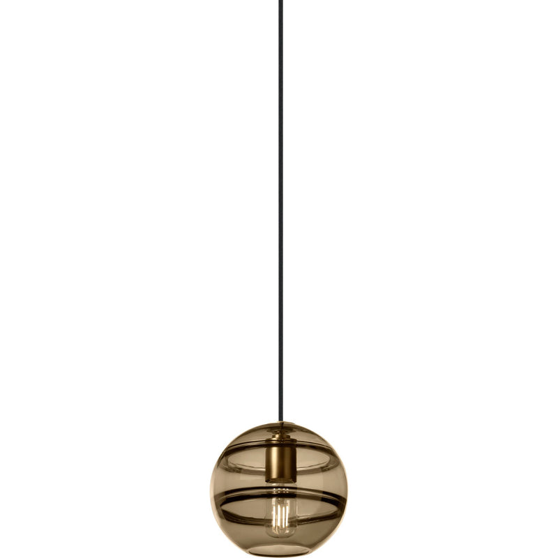 Sedona Medium Pendant in Transparent Smoke Aged Brass